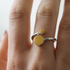 Archeol Ring in Sterling Silver & Gold Vermeil