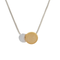 Archeol Necklace in Sterling Silver & Gold Vermeil