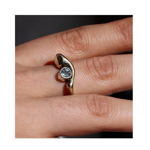 Bough Ring Blue Topaz