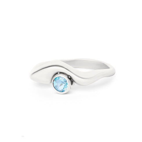 Bough Ring Blue Topaz