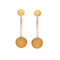 Archeol Earrings in Sterling Silver & Gold Vermeil