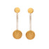 Archeol Earrings in Sterling Silver & Gold Vermeil
