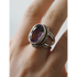 Magnolia Ring in silver gold & various gemstones