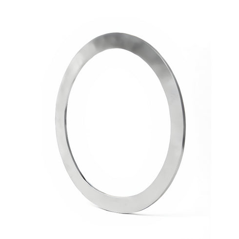 Flat Satin Bangle (Silver or Gold)