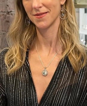 Celeste Necklace in Silver & various gemstones