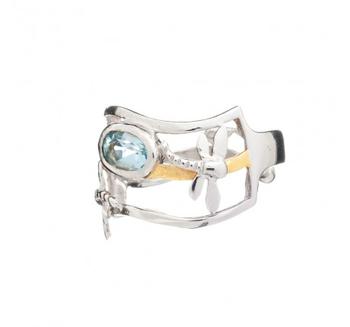 Small Dragonfly Ring in various gemstones