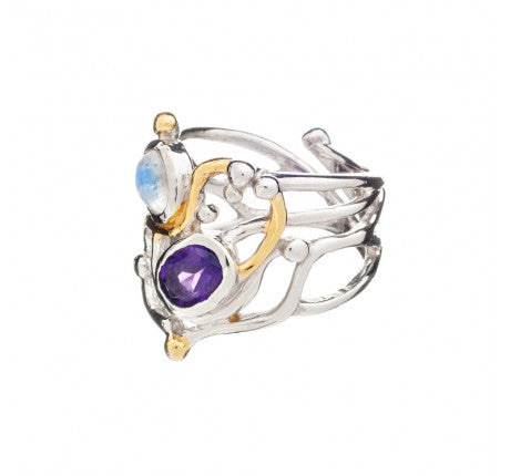 Seaweed Ring in various gemstones