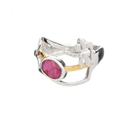 Small Dragonfly Ring in various gemstones