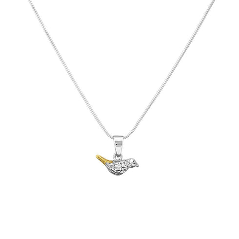 Wildlife Pendant - Robin with Chain