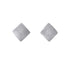 Deco Square Studs (Silver or Gold)