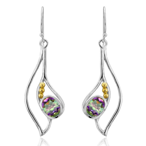Iris Earrings in various gemstones