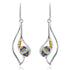 Iris Earrings in various gemstones