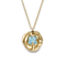 Molten Necklace with Moissanite