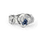 Molten Ring with Moissanite