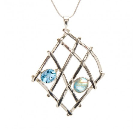 Nettle Pendant in various gemstones