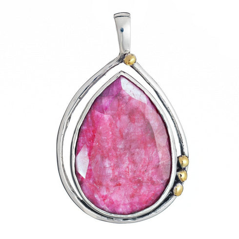 Poppy Pendant Large in various gemstones