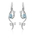 Ripple Earrings in various gemstones