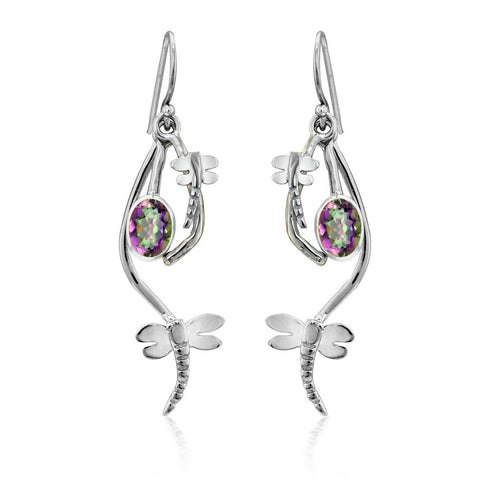 Ripple Earrings in various gemstones