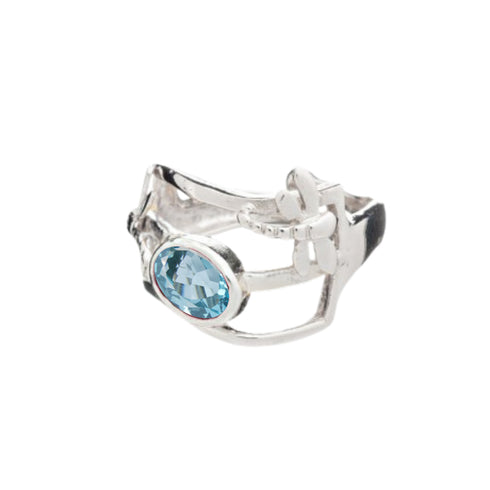 Small Dragonfly Ring in various gemstones