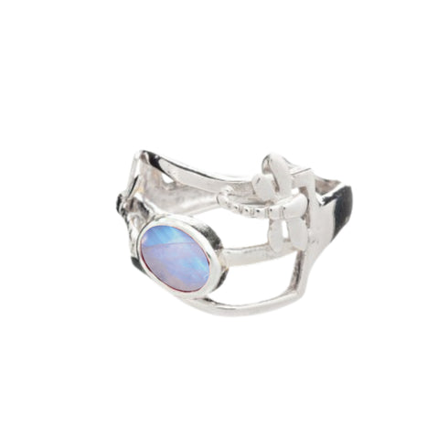 Small Dragonfly Ring in various gemstones