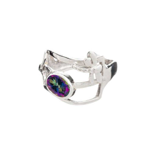 Small Dragonfly Ring in various gemstones