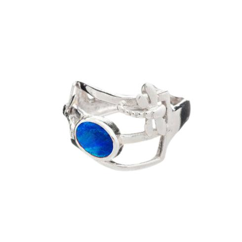 Small Dragonfly Ring in various gemstones