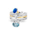 Snake Ring in Silver Gold & various gemstones
