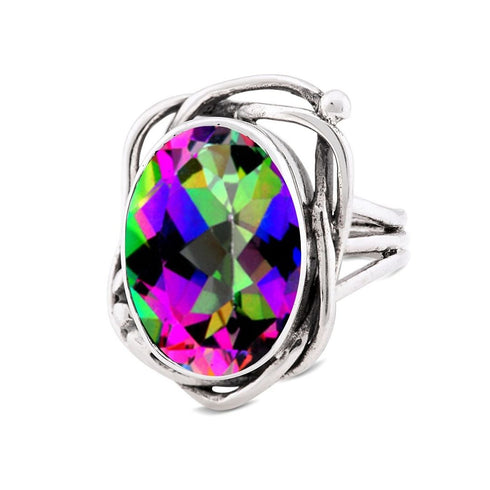 Whirlpool Ring in various gemstones