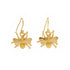 Wildlife Bee Dangle Earrings (Silver or Gold)