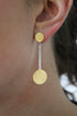 Archeol Earrings in Sterling Silver & Gold Vermeil