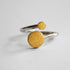 Archeol Ring in Sterling Silver & Gold Vermeil