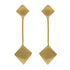 Art Deco Earrings In Gold Vermeil
