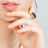 Art Deco Ring in Silver Gold & various gemstones