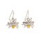 Wildlife Bee Dangle Earrings (Silver or Gold)