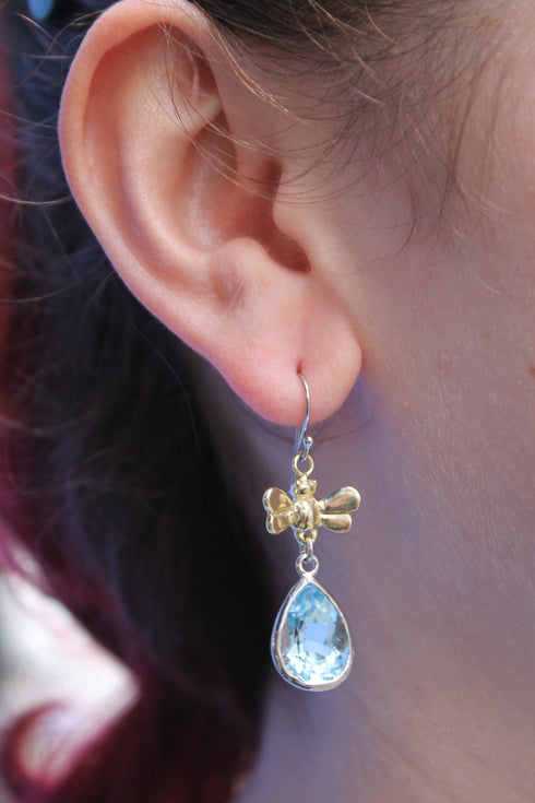 Wildlife Bee Drops in various gemstones