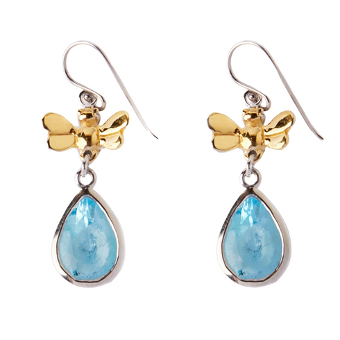 Wildlife Bee Drops in various gemstones