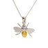 Wildlife Pendant - Large Bee With Chain