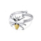 Wildlife Bee Ring Silver & Gold