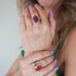 Dewberry Ring in various gemstones