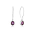 Dew Drop Earrings in various gemstones