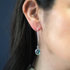 Dew Drop Earrings in various gemstones