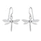 Wildlife Dragonfly Dangle Earrings (Silver or Gold)