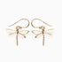 Wildlife Dragonfly Dangle Earrings (Silver or Gold)