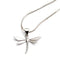 Wildlife Pendant - Small Dragonfly With Chain