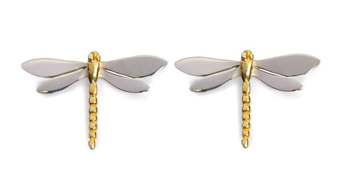 Wildlife Large Dragonfly Studs (Silver or Gold)