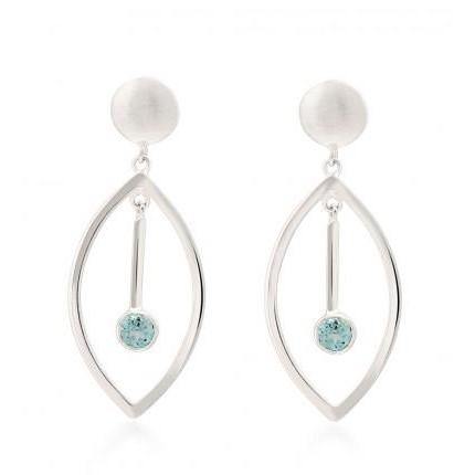Elise Earrings in various gemstones