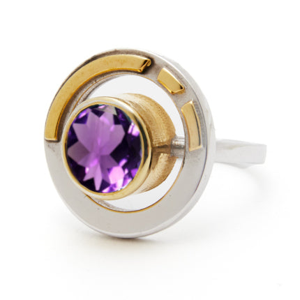 Elodie Ring in Silver Gold & various gemstones