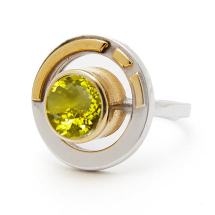 Elodie Ring in Silver Gold & various gemstones
