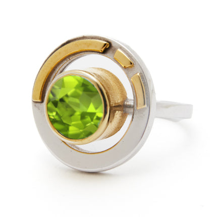Elodie Ring in Silver Gold & various gemstones