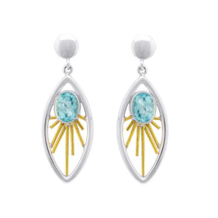 Goddess Earrings in various gemstones